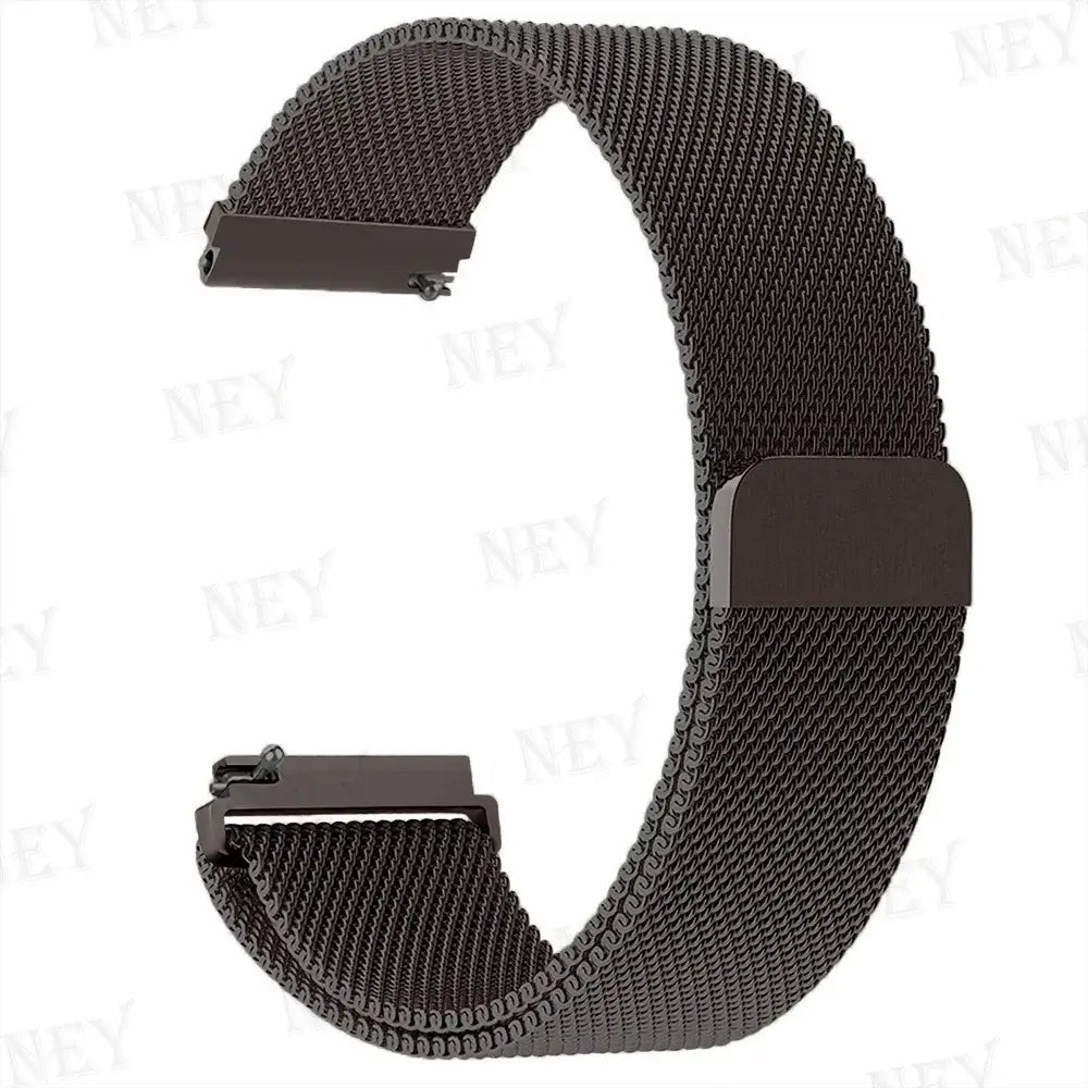 Amazfit Stainless Steel Milanese Mesh Band — Coffee