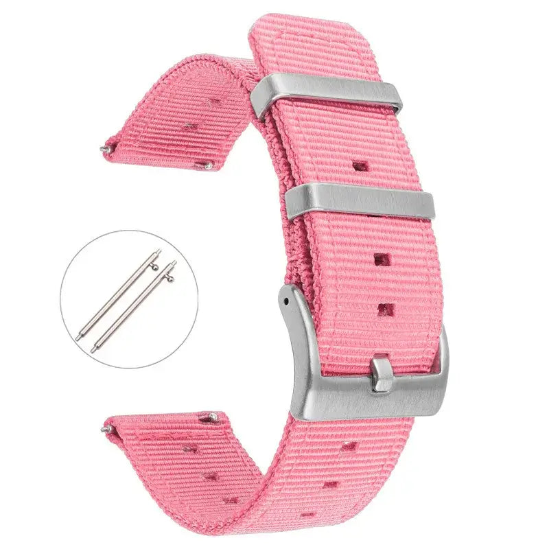 TicWatch Nylon Band with Twin Metal Keepers - Pink