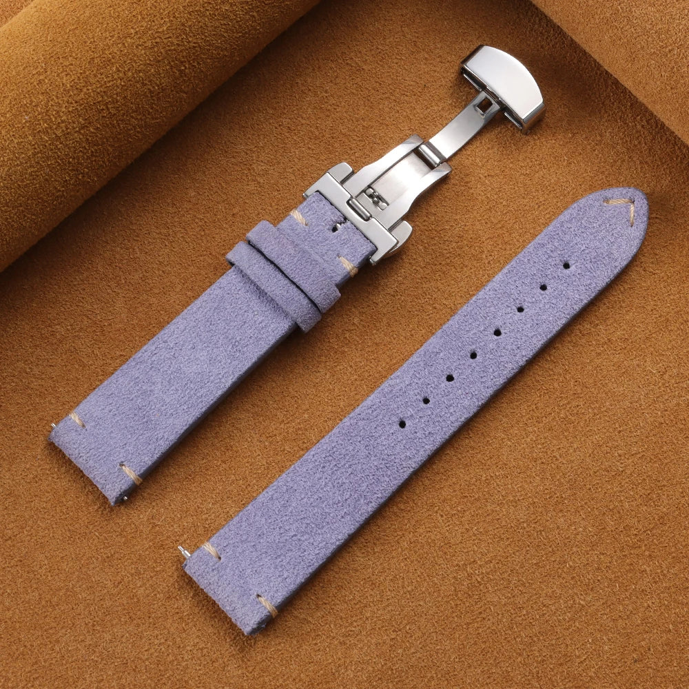 Garmin Suede Butterfly Clasp Band in Lavender