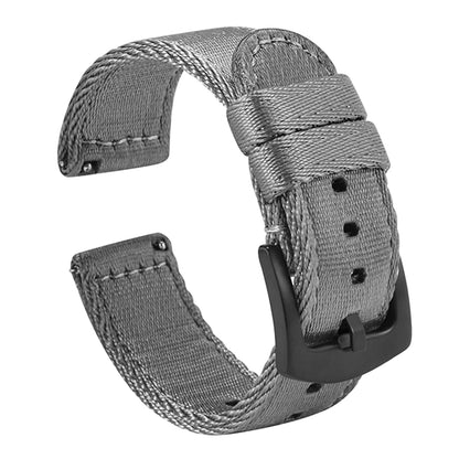 Garmin Seatbelt Nylon Band in Gray with Black Buckle