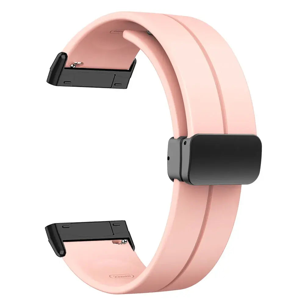 Fitbit Versa 3/4 & Sense 1/2 Magnetic Silicone Band - Pink