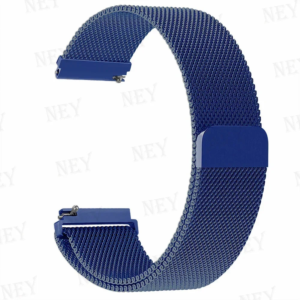 Polar Stainless Steel Milanese Mesh Band – Navy Blue