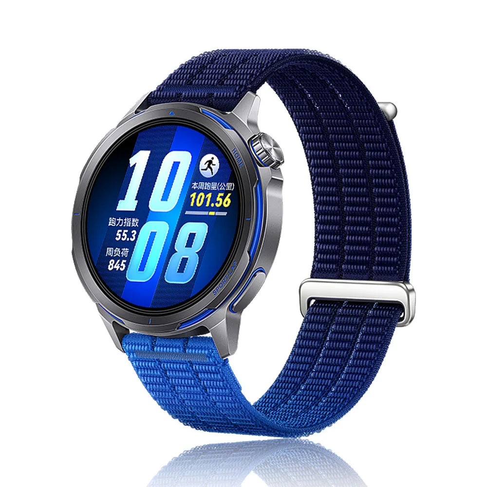 Evening Blue Garmin 18/20/22mm Quick Release Nylon Band with Slider