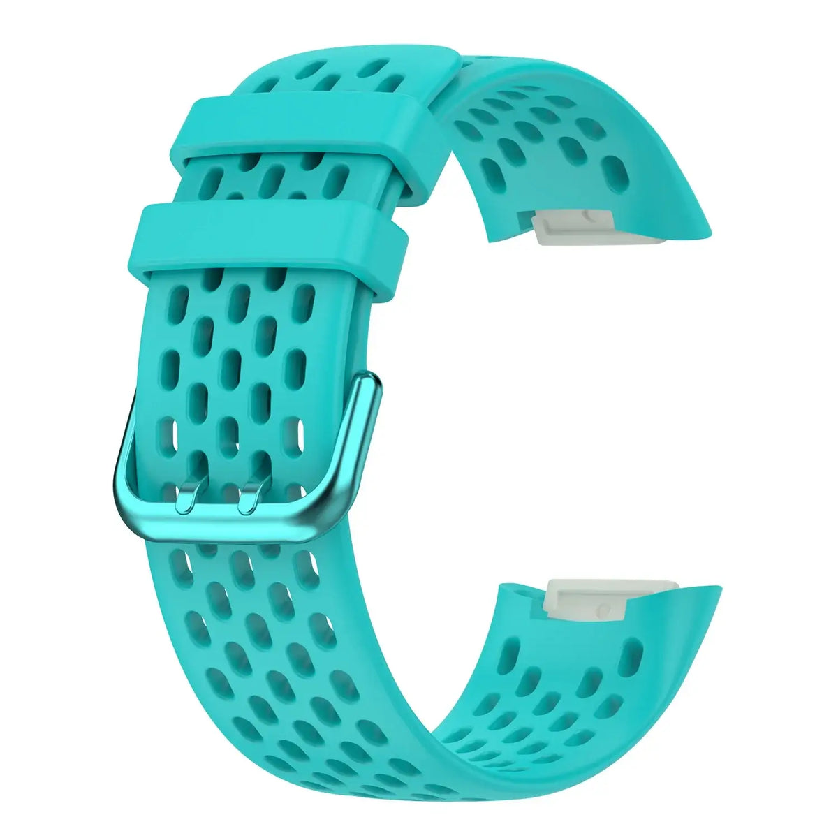 Fitbit Charge 5 & 6 Perforated Silicone Band in Turquoise