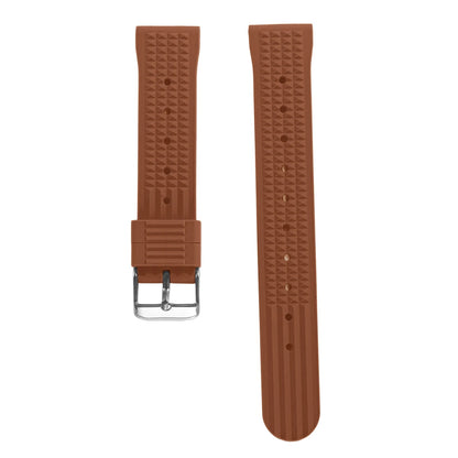 Garmin FKM Rubber Waffle Band in Brown