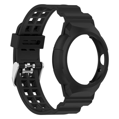 Black Google Pixel Watch 3, 2 and 1 41mm Clear TPU Band with Built-In Case