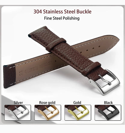 Garmin Grained Leather Band — buckle details
