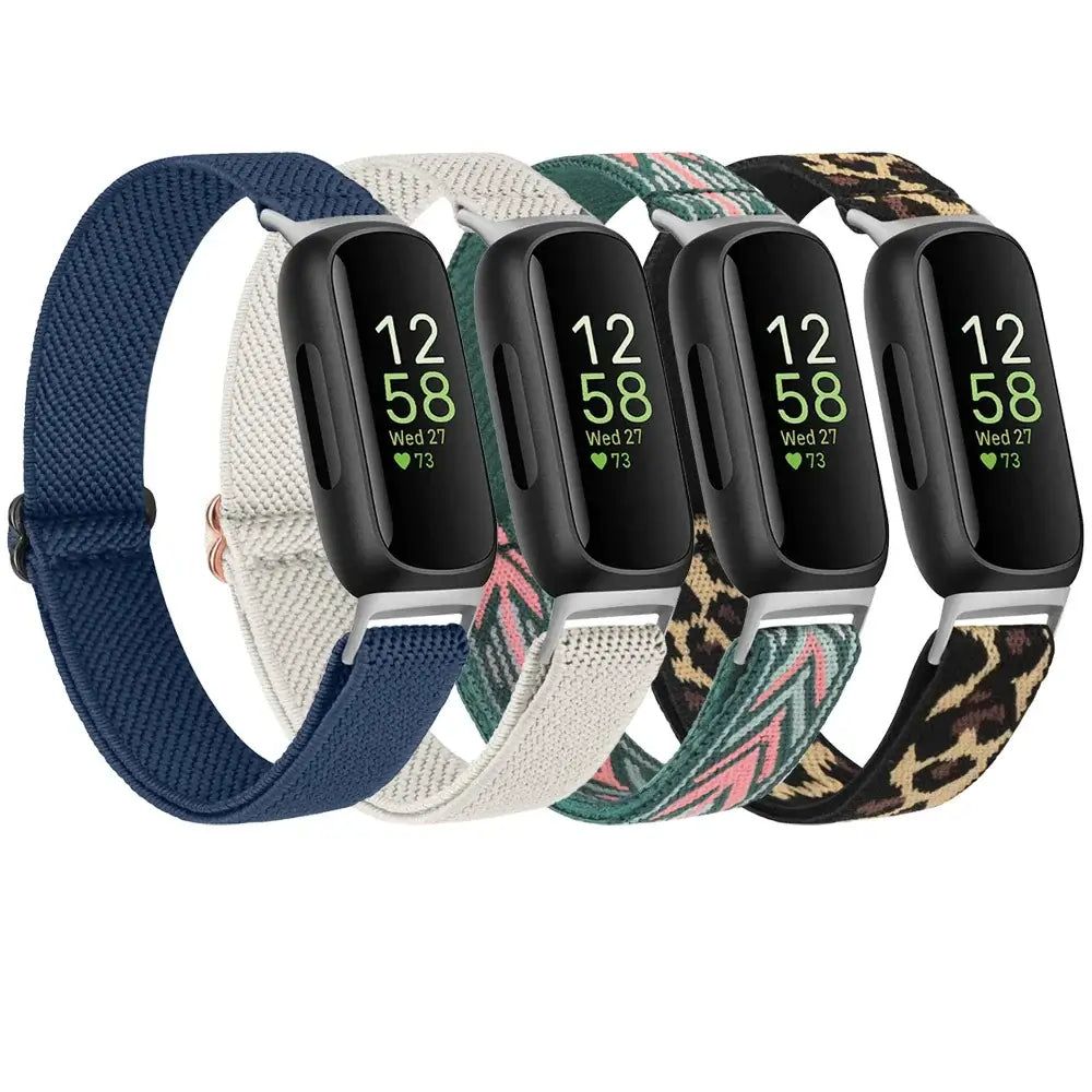 Fitbit Inspire Adjustable Nylon Loop Band - Solid and patterned nylon options