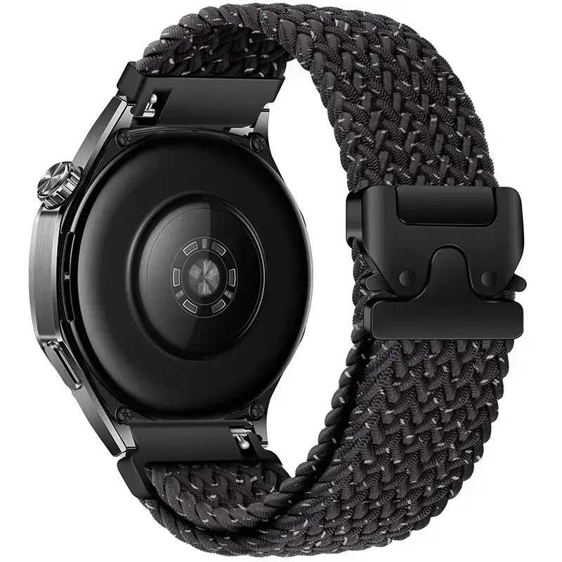 Braided Nylon Clasp Band for Amazfit – Charcoal Braided