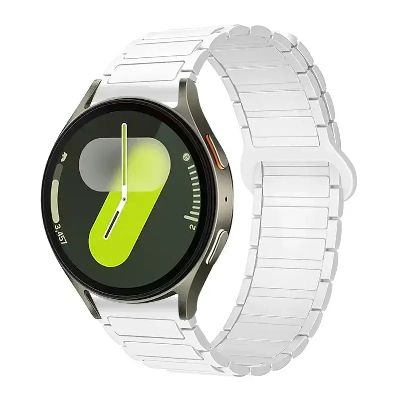 Amazfit Ribbed Magnetic Silicone Loop Band — White