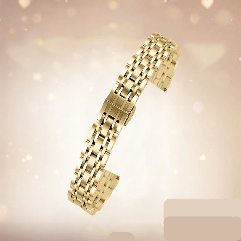 Garmin Lily 2 Women's Stainless Steel Bracelet in Gold, fine link style