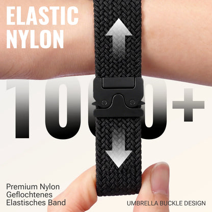 Garmin QuickFit 20/22/26mm Braided Stretch Nylon Band — design detail