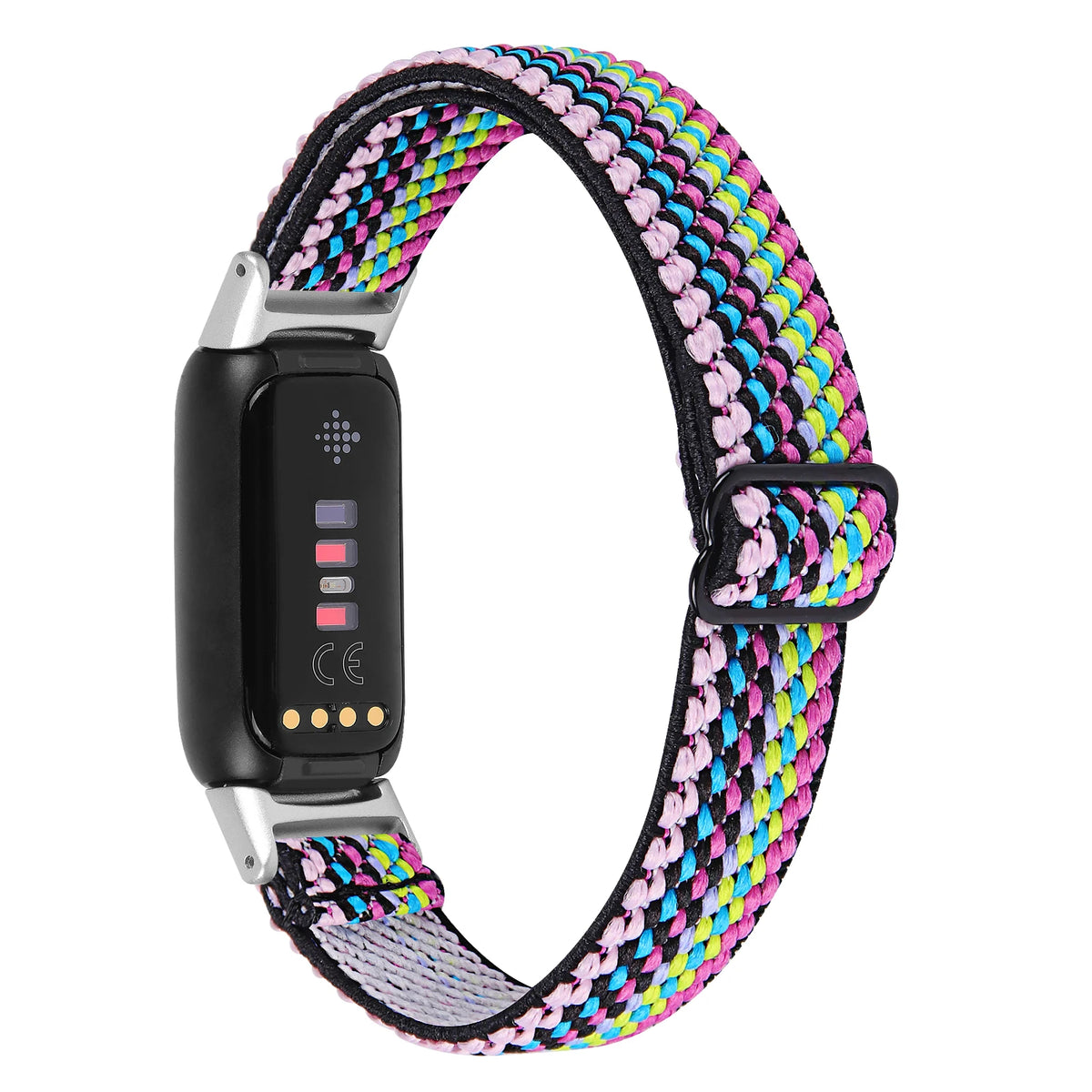 Fitbit Luxe Adjustable Stretch Nylon Band - Pastel Multicolor