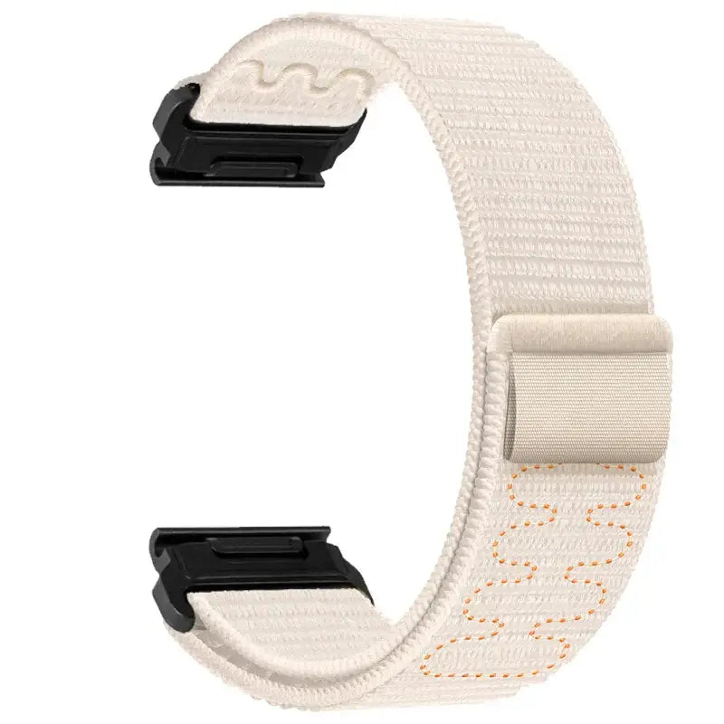 Garmin QuickFit Nylon Hook-and-Loop Band in Ivory