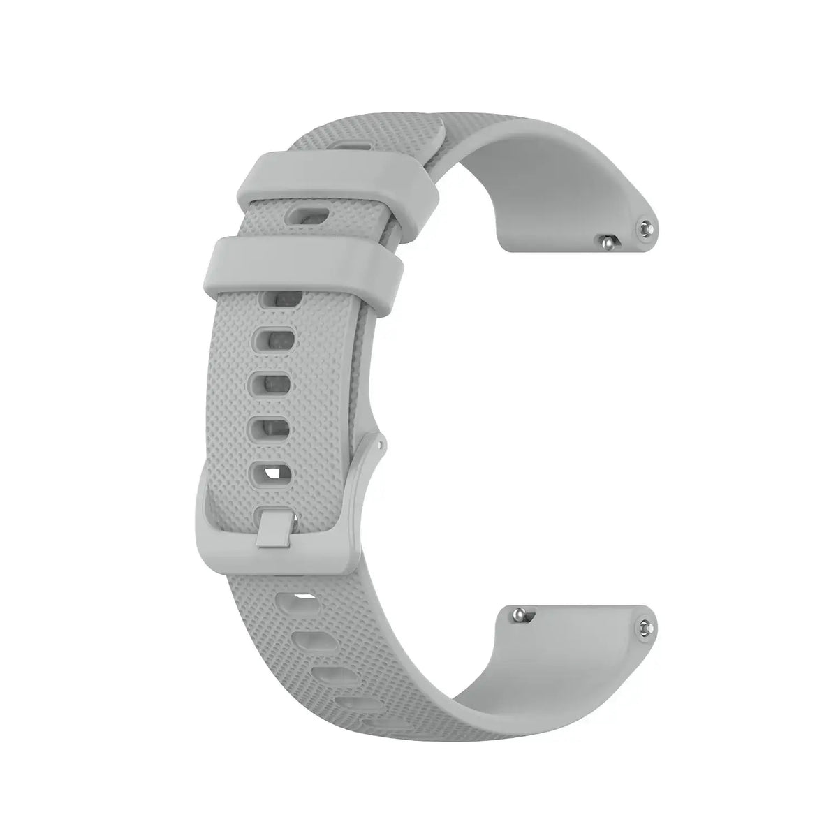 Amazfit Textured Silicone Band with Matching Buckle — Gray