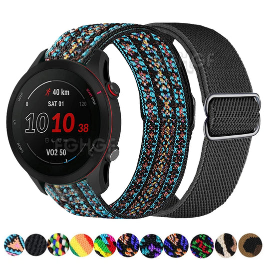 Garmin 18/20/22mm Quick Release Elastic Nylon Band
