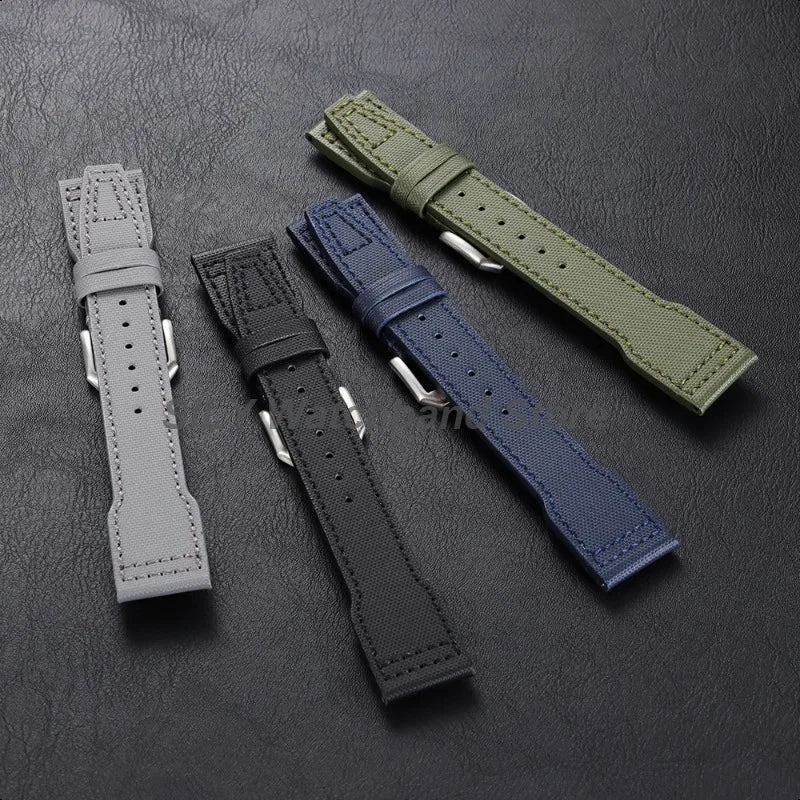 Canvas straps with tonal edge stitching for COROS – BandsCo Straps
