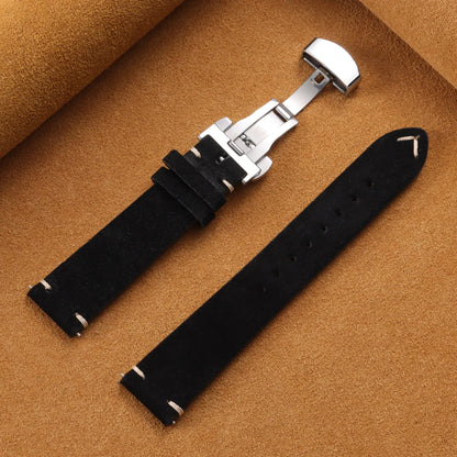 Garmin Suede Butterfly Clasp Band in Black