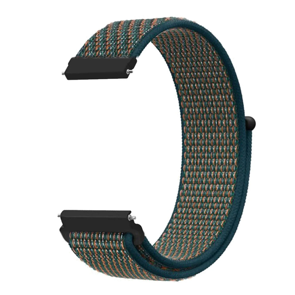 COROS Adjustable Nylon Loop Watch Band in Colors & Camo - Dark Sea Green