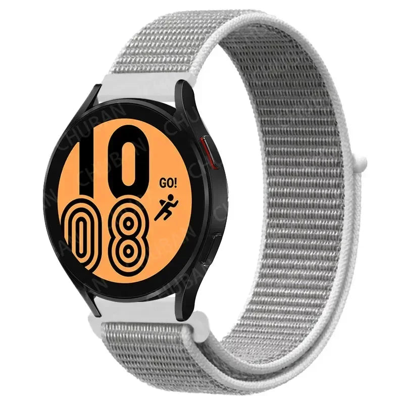 COROS Nylon Sport Loop Watch Band in Solid & Mixed Colors - Shell Gray