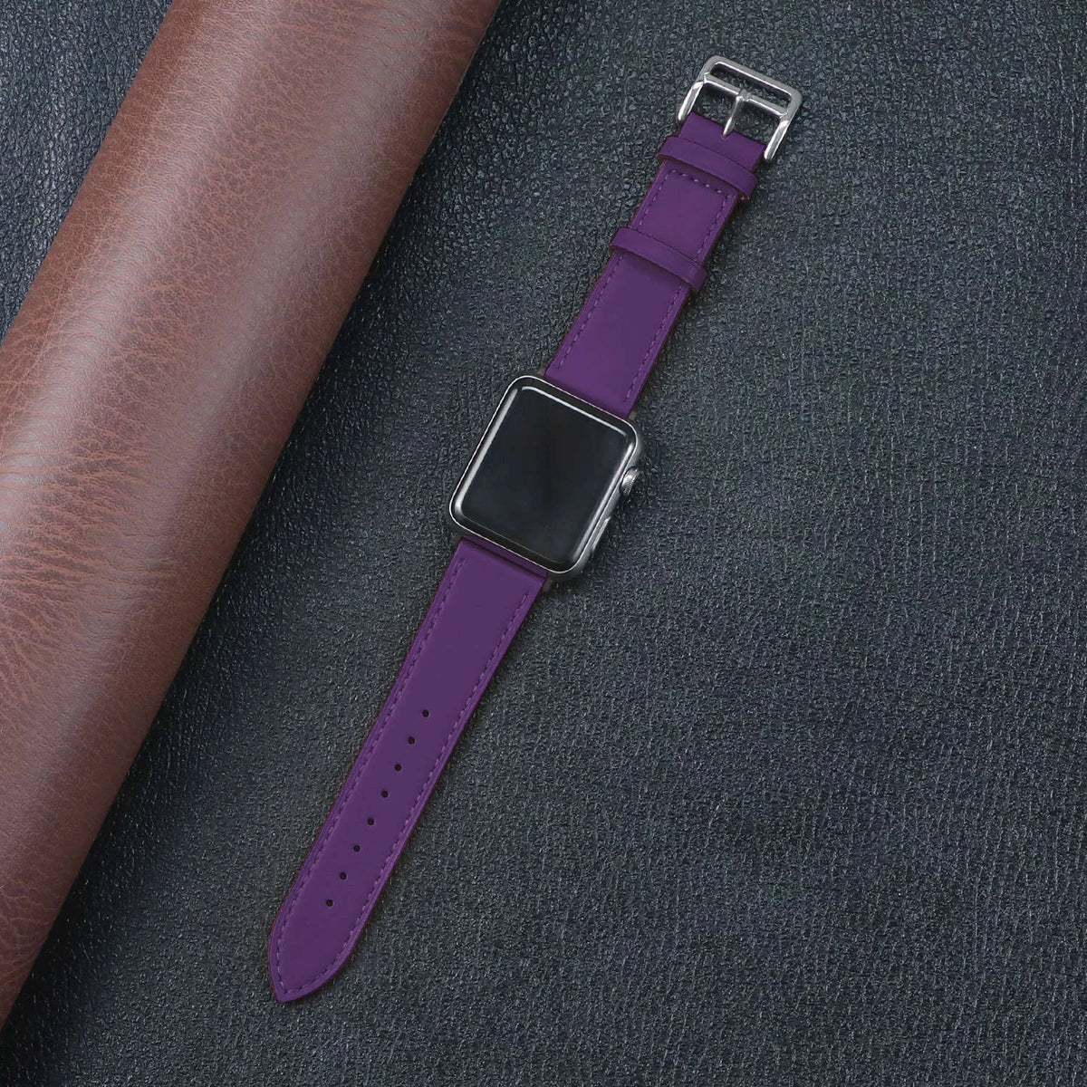 Fabric Apple Watch Strap - Solid, Two-Tone & Printed in Purple