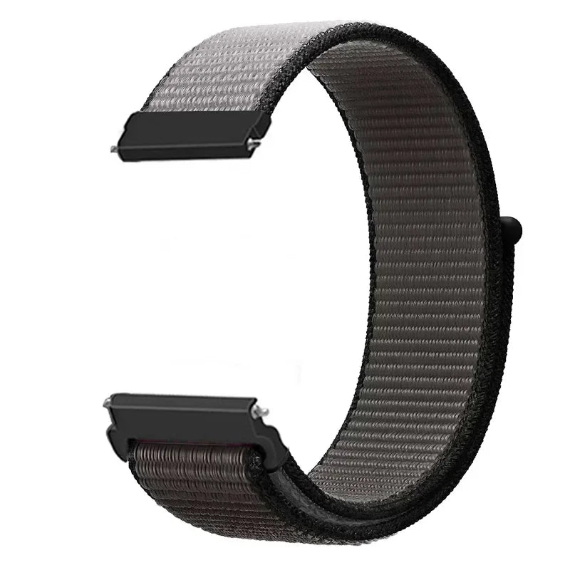 Polar Woven Nylon Hook-and-Loop Band – Dark Gray