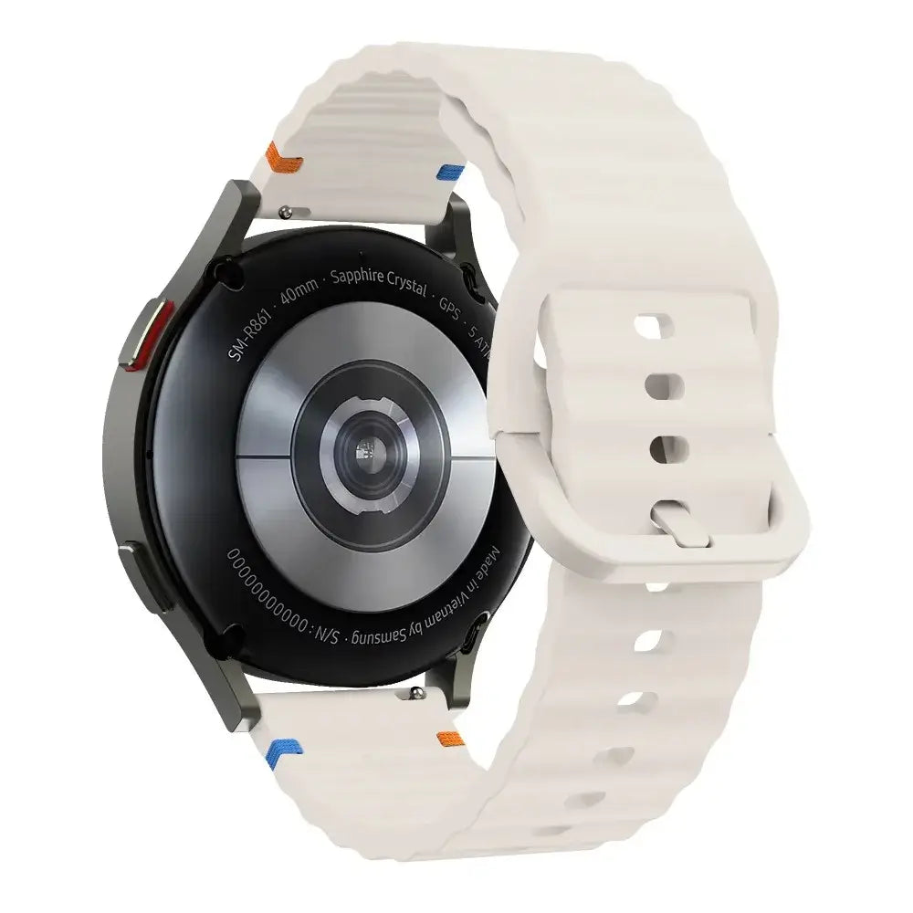 Starlight ribbed strap on watch — BandsCo Straps