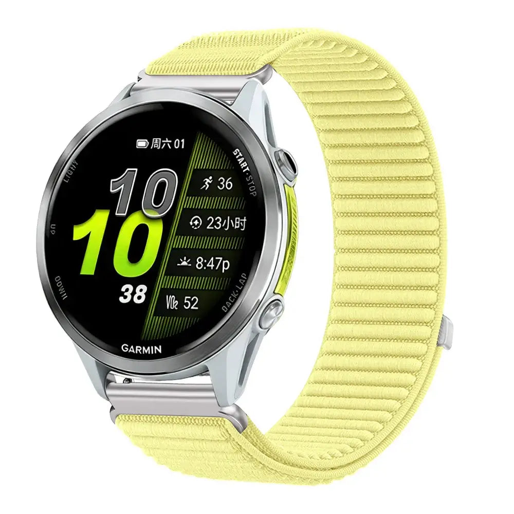 Amazfit Ribbed Nylon Sport Loop Watch Band - Pale Yellow