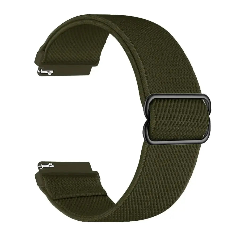 Amazfit Nylon Loop Band with Adjustable Slider — Olive Green