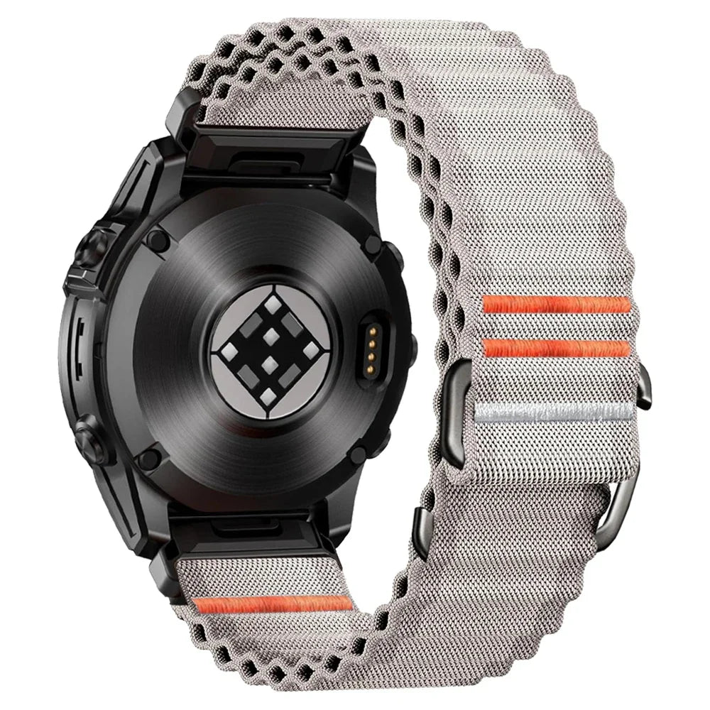 Starlight Garmin QuickFit 22/26mm Canvas Nylon Loop Band