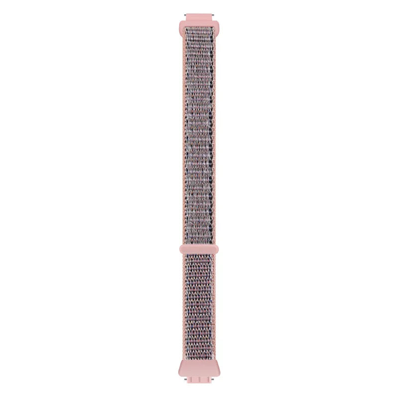 Gray / Pink Fitbit Inspire 3, Inspire 2 and Ace 3 Nylon Sport Loop Band