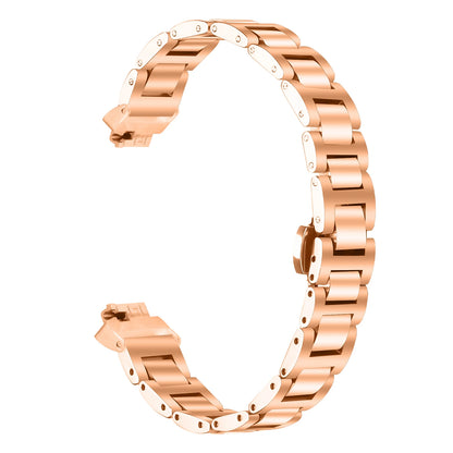 Rose Gold Fitbit Inspire 2, Inspire HR and Ace 3 Stainless Steel Link Band