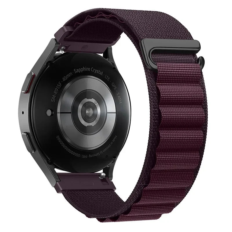 COROS Alpine-Style Nylon Loop Band – Wine Red
