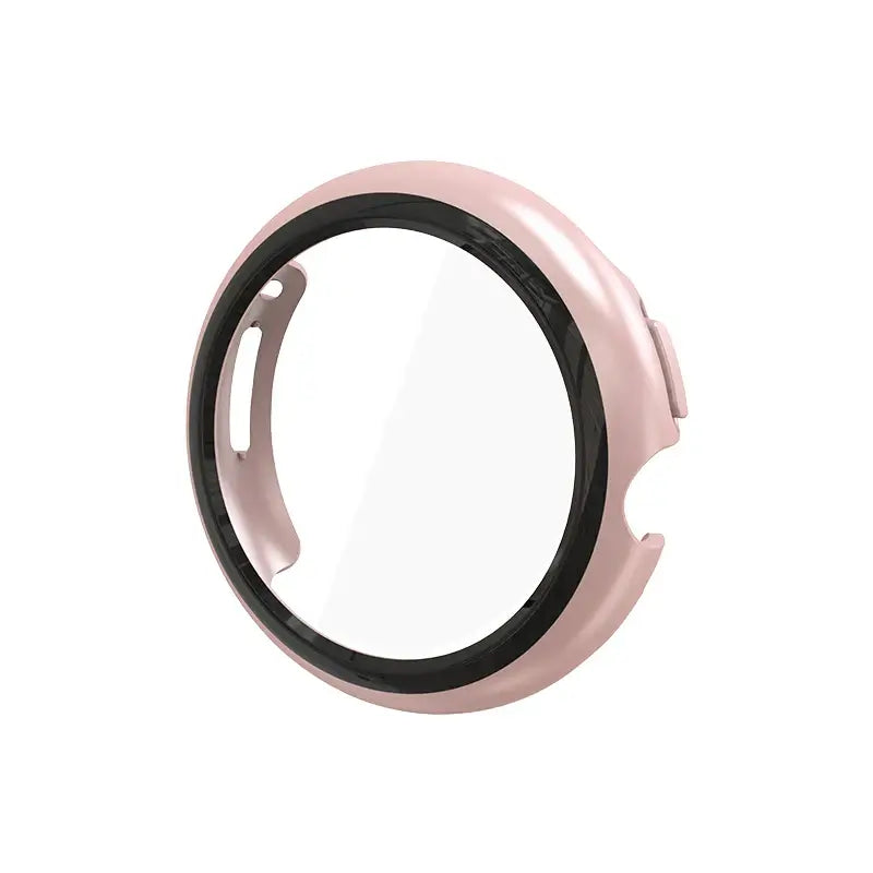 Protective case and cover for Google Pixel watches in pink, designed for enhanced durability and style.