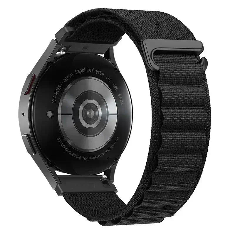 Amazfit Alpine-Style Nylon Loop Band — Black
