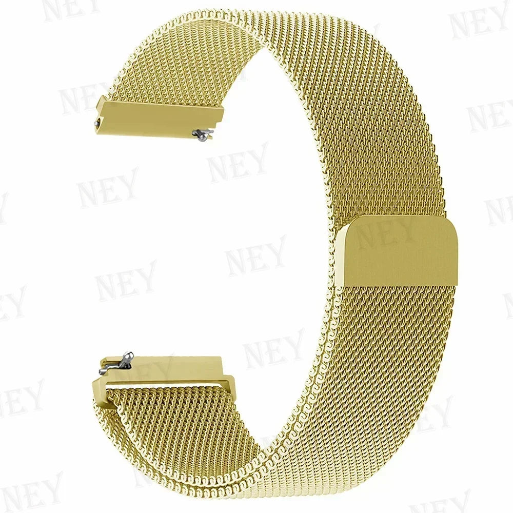 COROS Stainless Steel Milanese Mesh Watch Band - Gold