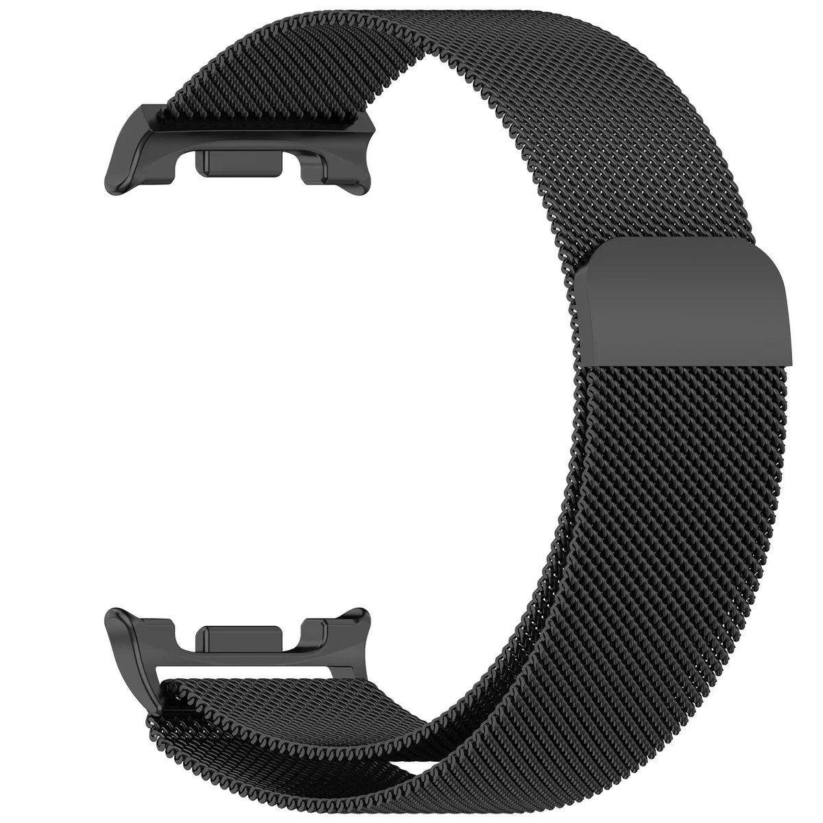 Samsung Galaxy Stainless Steel Link Watch Band - Watch8/Watch8 Classic/Watch9/Ultra/Ultra2 in black mesh design