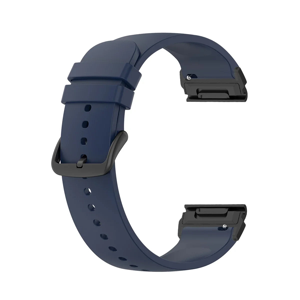 Garmin QuickFit Smooth Silicone Buckle Band in Navy / Black