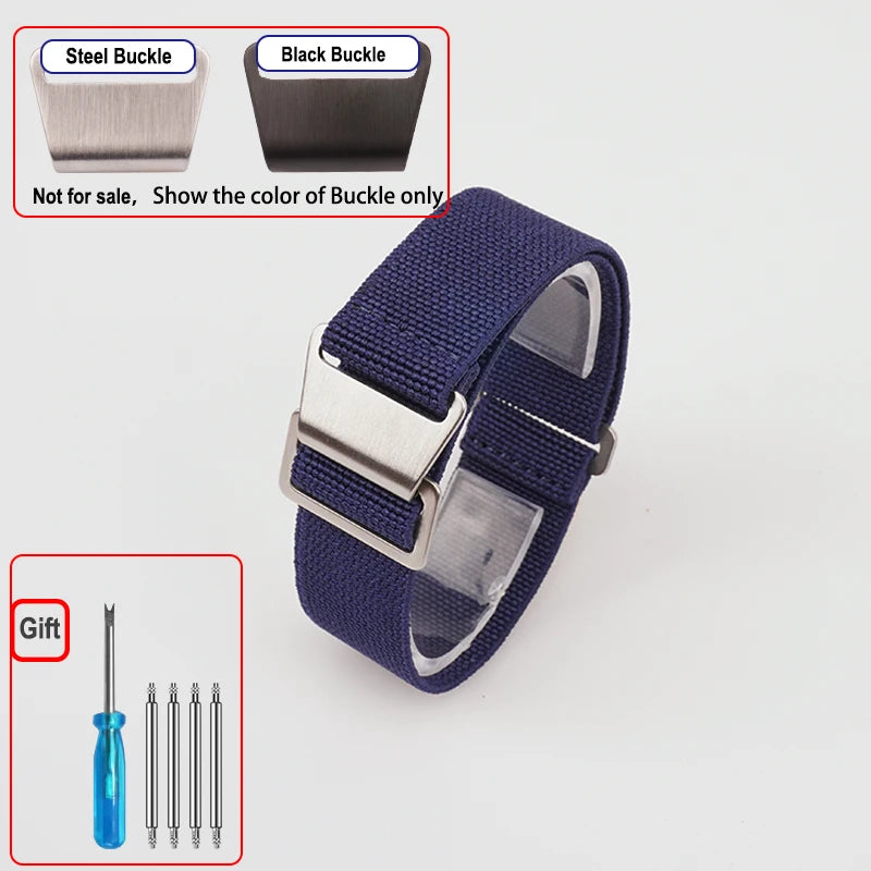 COROS Elastic Nylon Parachute Watch Band - Blue