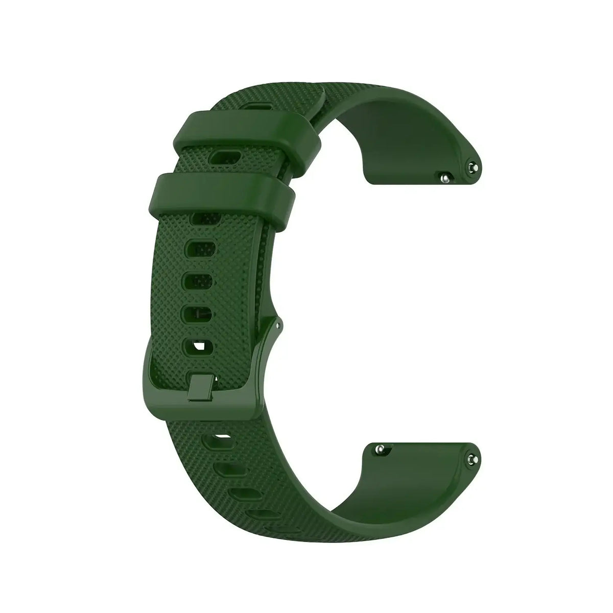 Amazfit Textured Silicone Band with Matching Buckle — Green