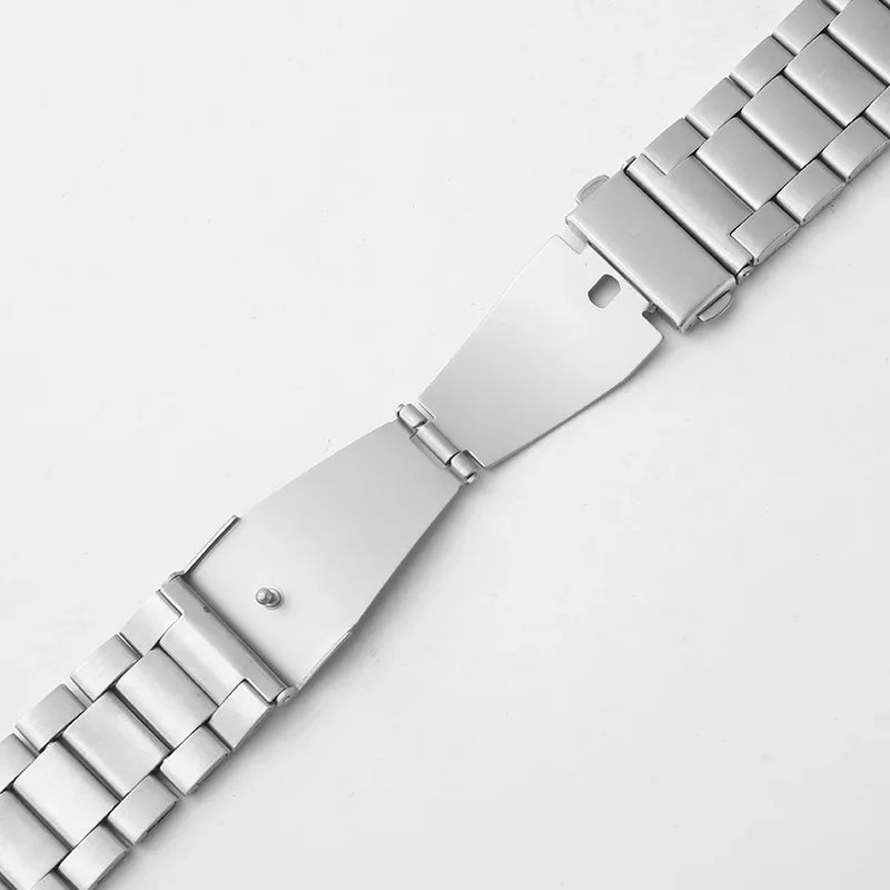 COROS Aluminum Alloy Link Watch Band - Open folding clasp