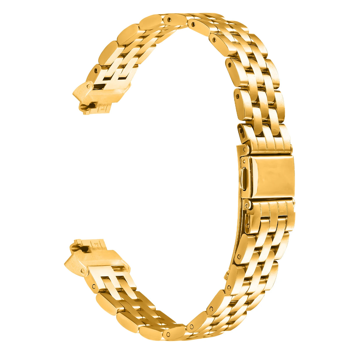 Fitbit Inspire 1/2/HR Slim Multi-Link Steel Band - Gold