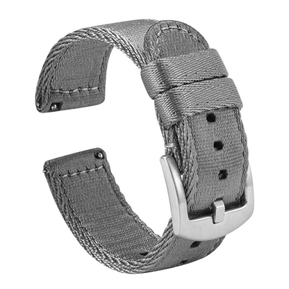 Garmin Seatbelt Nylon Band in Gray with Silver Buckle
