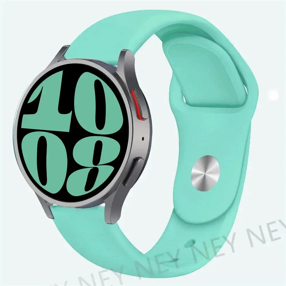Amazfit Smooth Silicone Pin-and-Tuck Band — Aqua