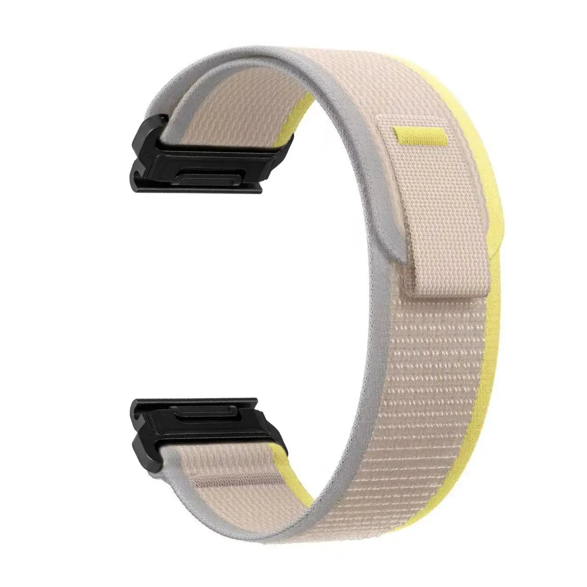 Garmin QuickFit Nylon Hook-and-Loop Band in Beige / Yellow