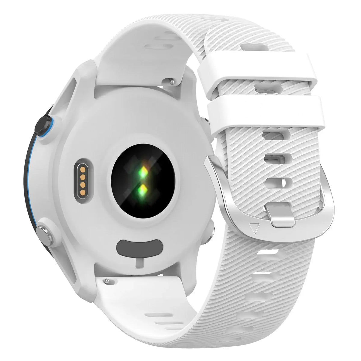 Amazfit Textured Silicone Buckle Band — White