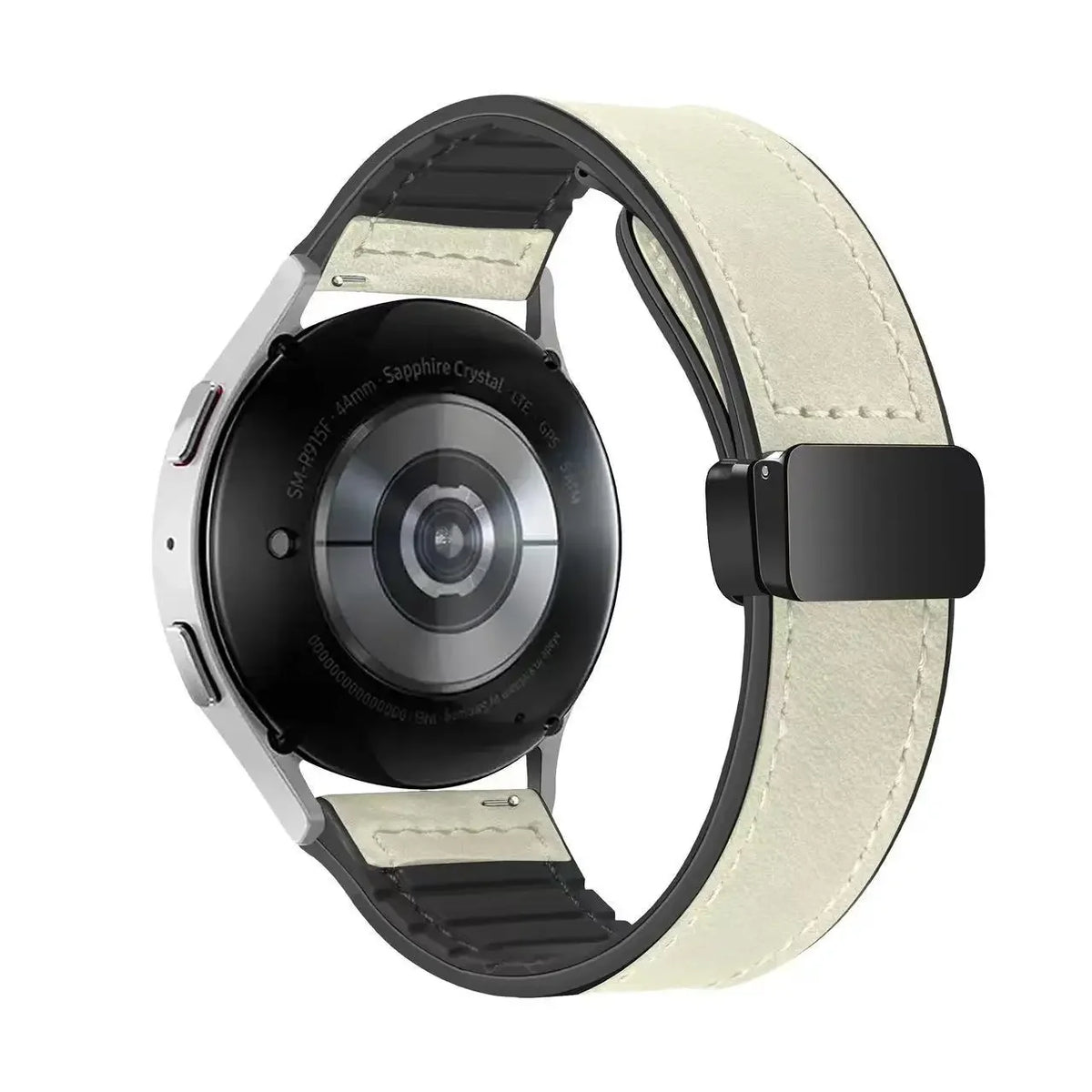 Garmin Leather and Silicone Magnetic Band in Beige