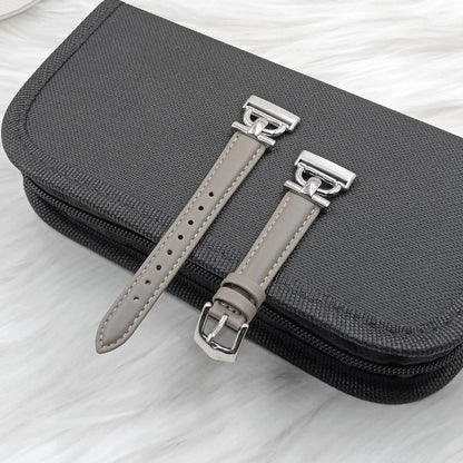 Fitbit Versa 4, Versa 3, Sense 2 and Sense Slim Leather Band, D-Link