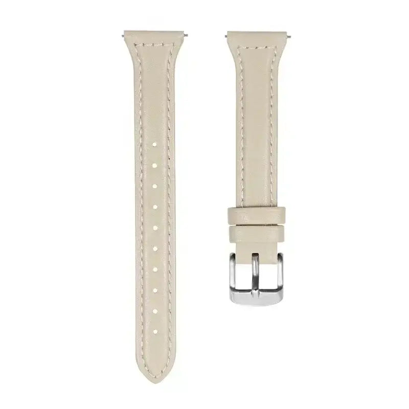 Amazfit Slim Leather Band with Stitched Edges — Beige