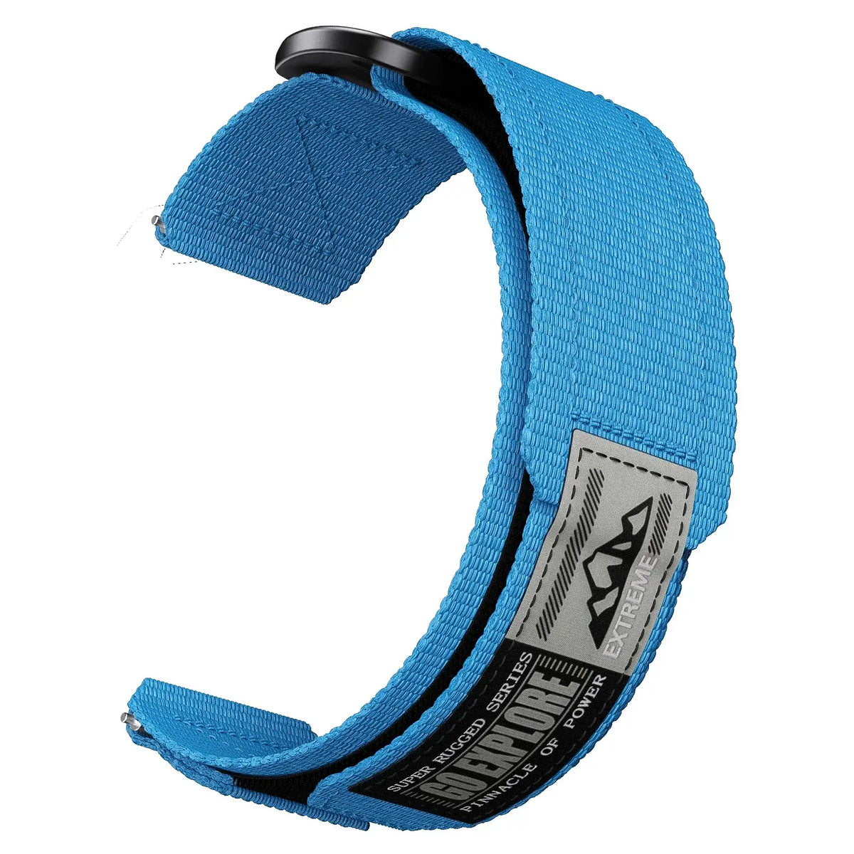 Sky blue GO EXPLORE nylon strap — BandsCo Straps